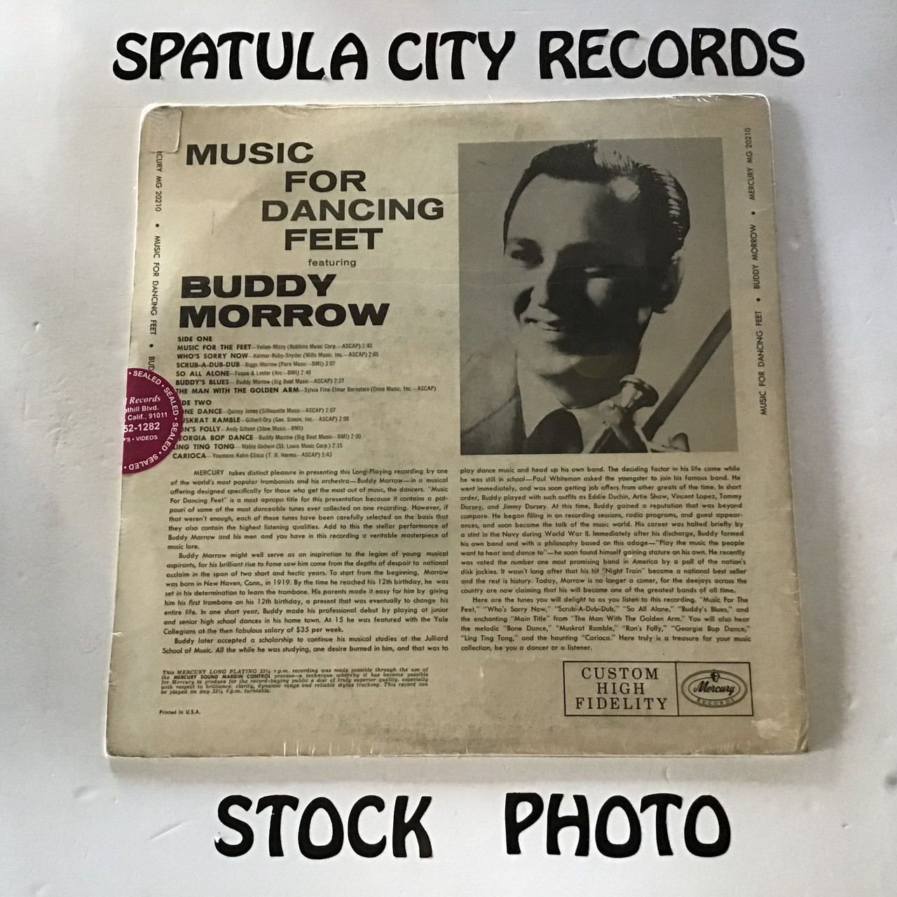 Buddy Morrow and His Orchestra - Music for Dancing Feet - MONO - SEALED - vinyl record album LP