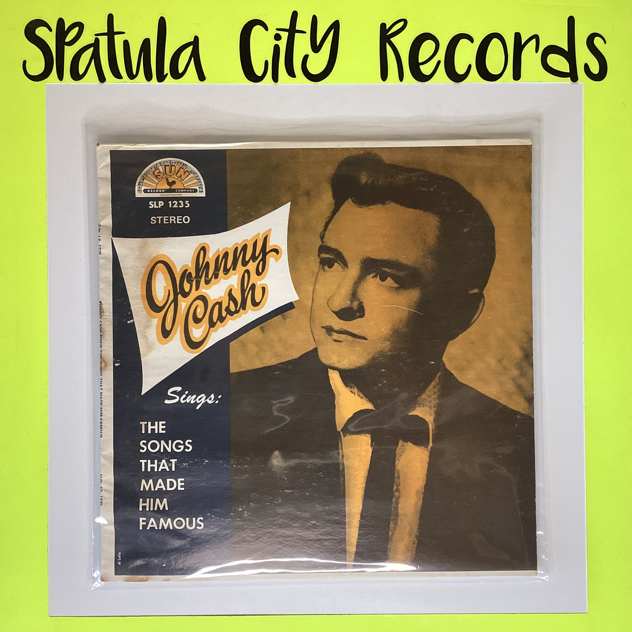 Johnny Cash - Sings the Songs That Made Him Famous - vinyl record album LP
