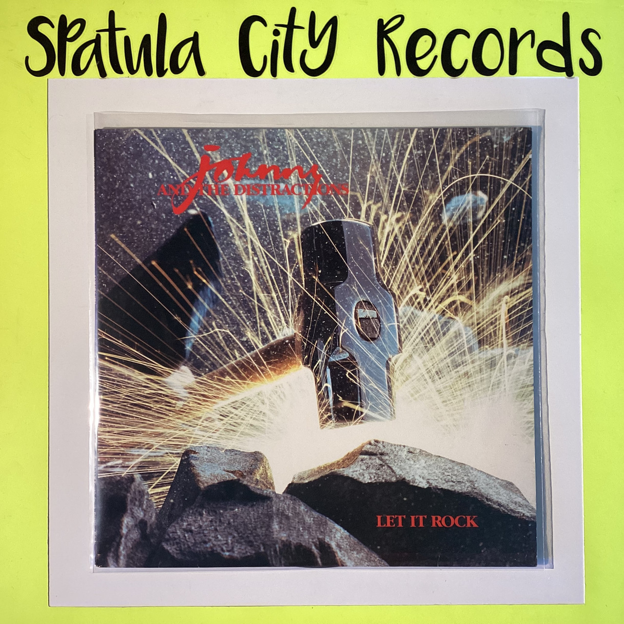 Johnny and The Distractions - Let It Rock - vinyl record album LP