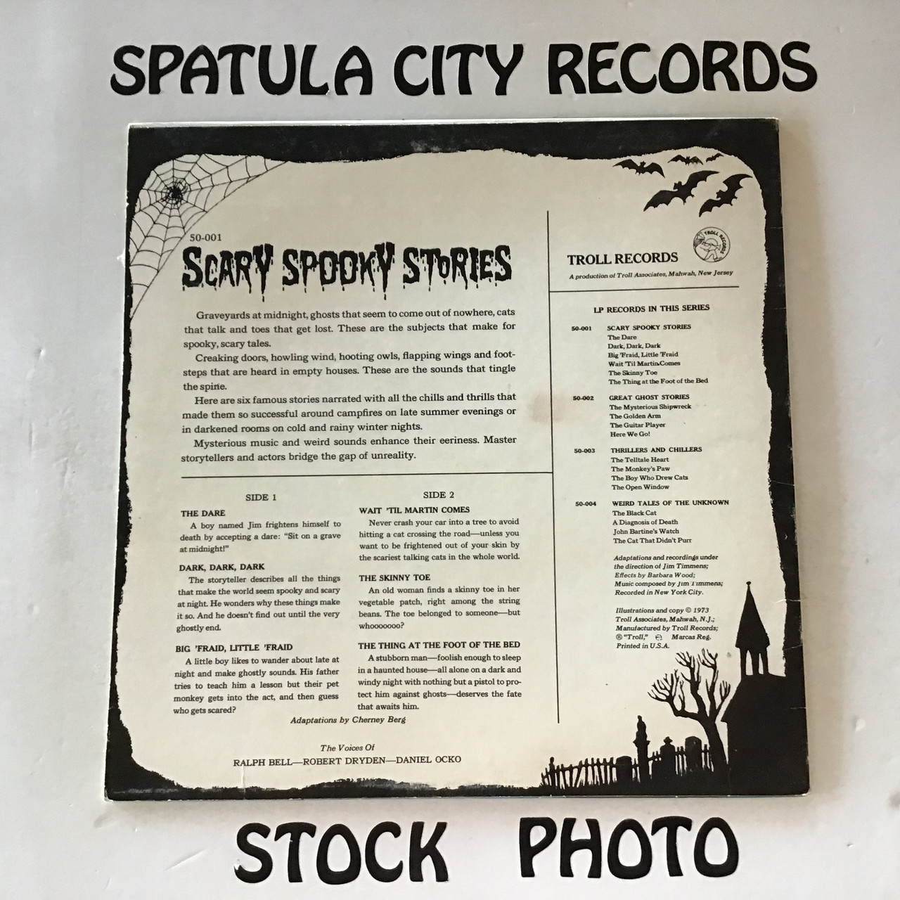 Scary Spooky Stories - compilation - vinyl record LP
