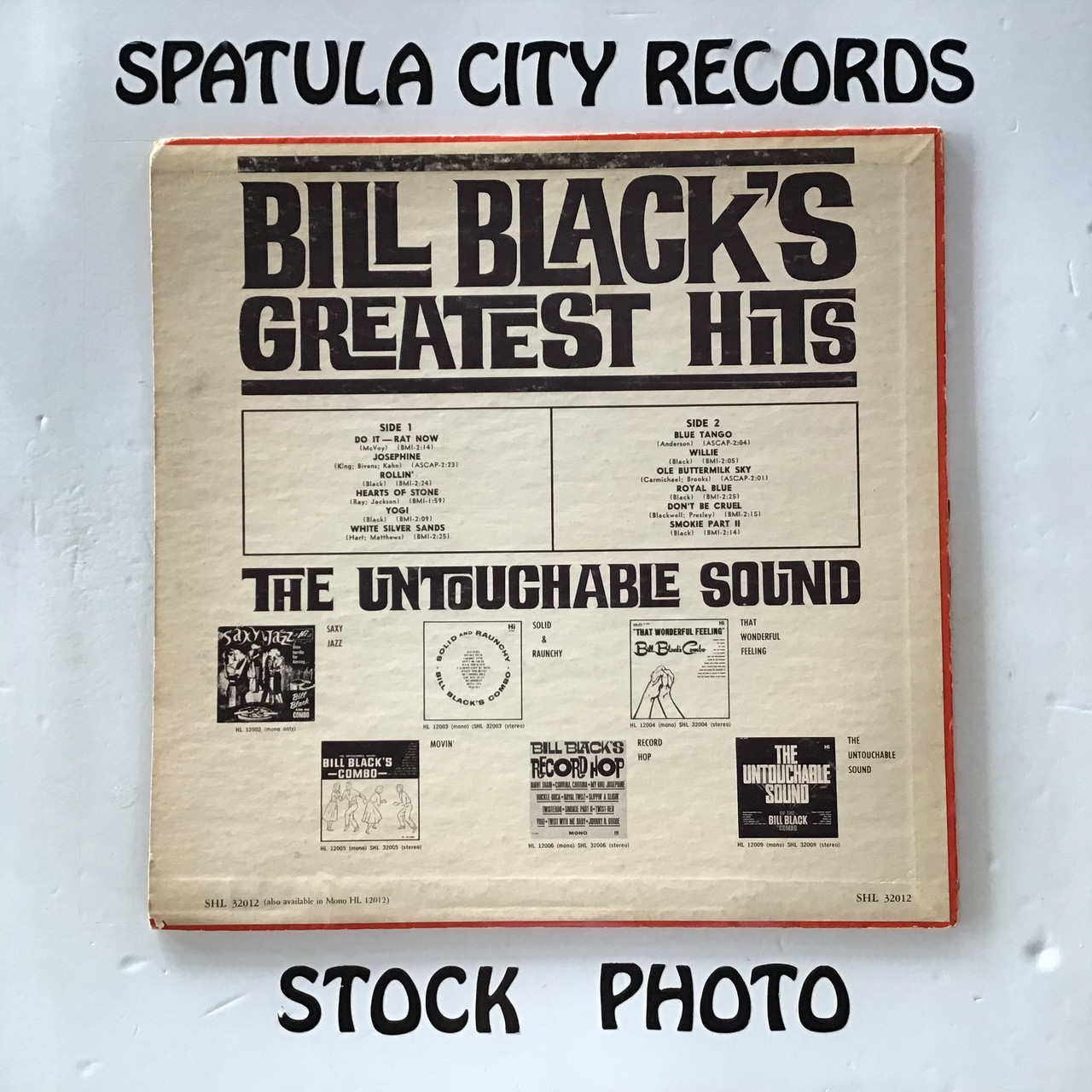Bill Black's Combo - Bill Black's Greatest Hits - vinyl record album LP