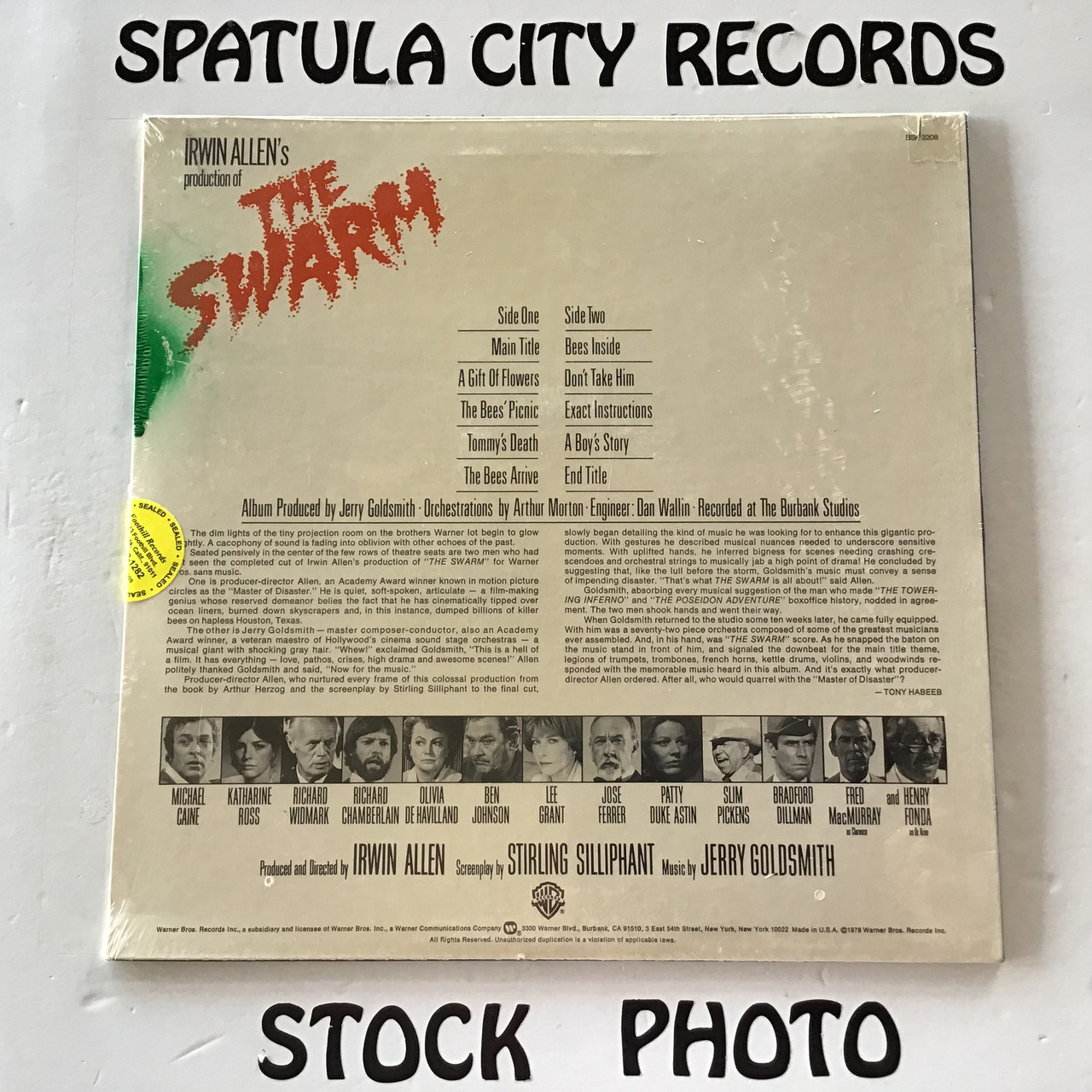 Jerry Goldsmith - The Swarm - soundtrack - SEALED - vinyl record LP