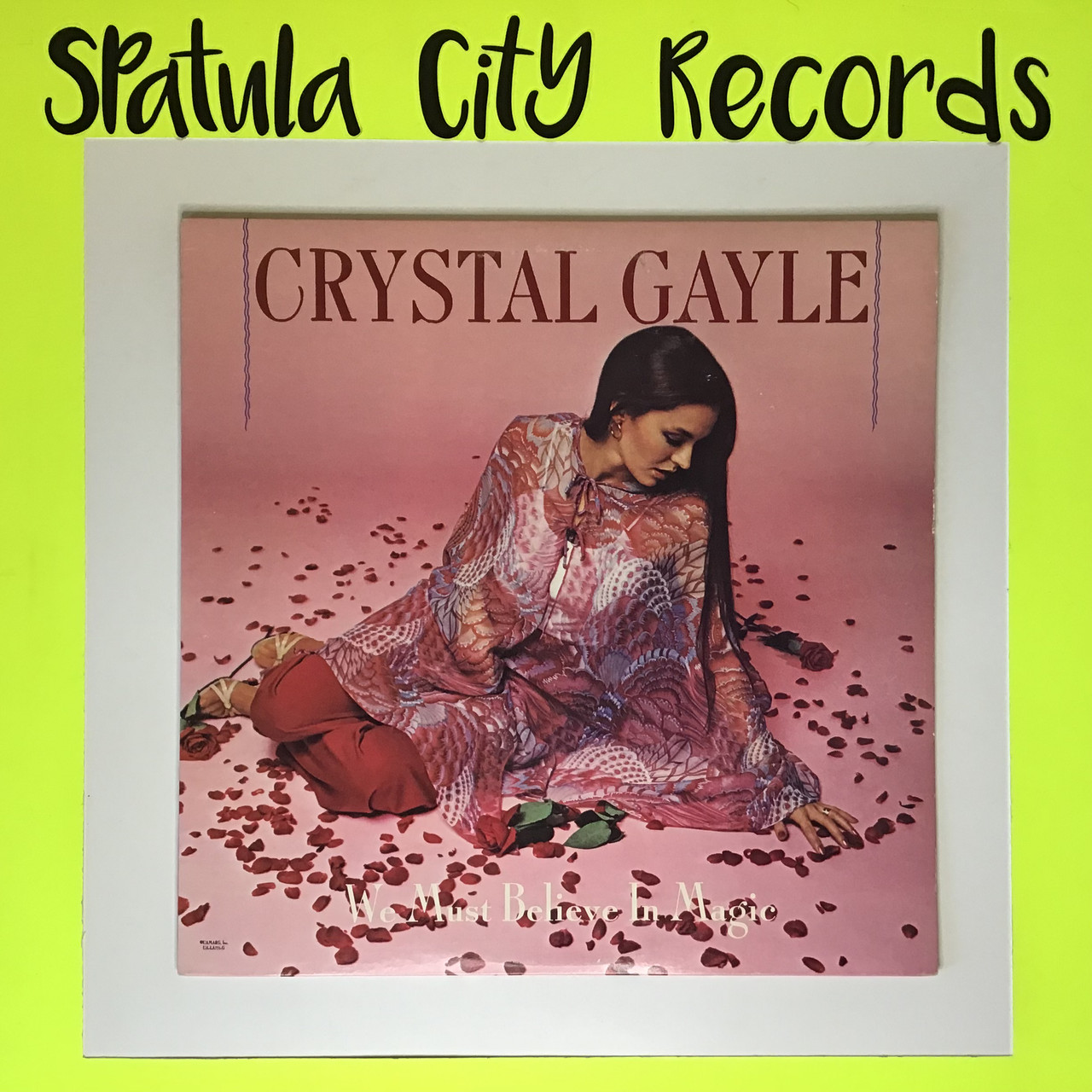 Crystal Gayle - We Must Believe in Magic - vinyl record album LP