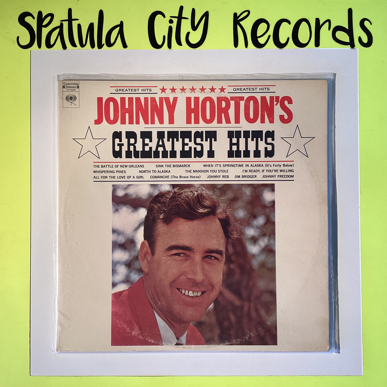 Johnny Horton - Johnny Horton's Greatest Hits - vinyl record album LP