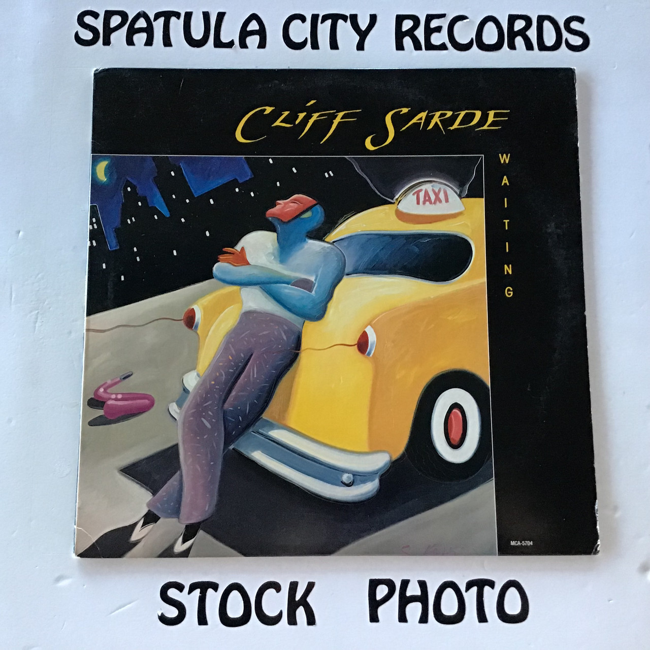 Cliff Sarde - Waiting - vinyl record album LP