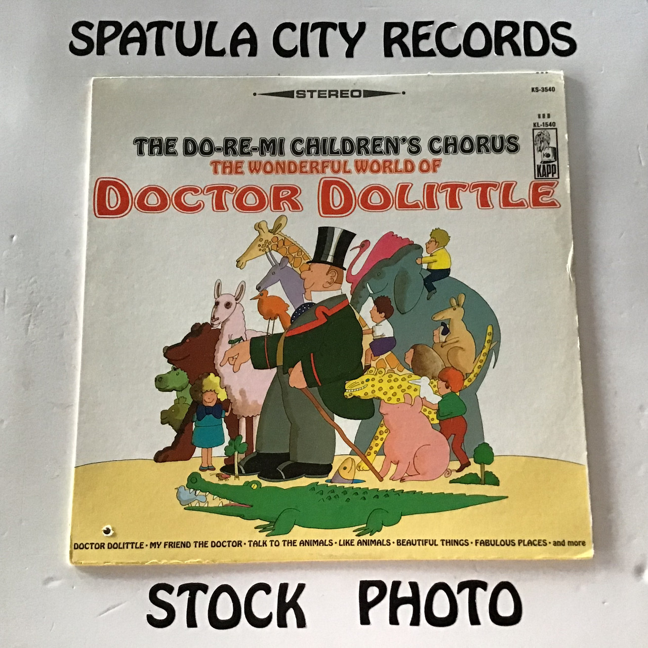 Do Re Mi Children's Chorus, The - The Wonderful World of Doctor Dolittle -  vinyl record album LP