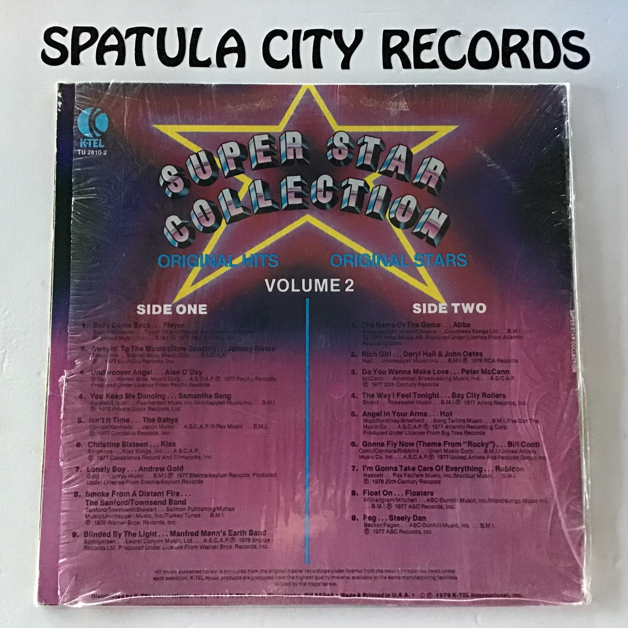 Superstar Collection Volume 2 - compilation - vinyl record album LP