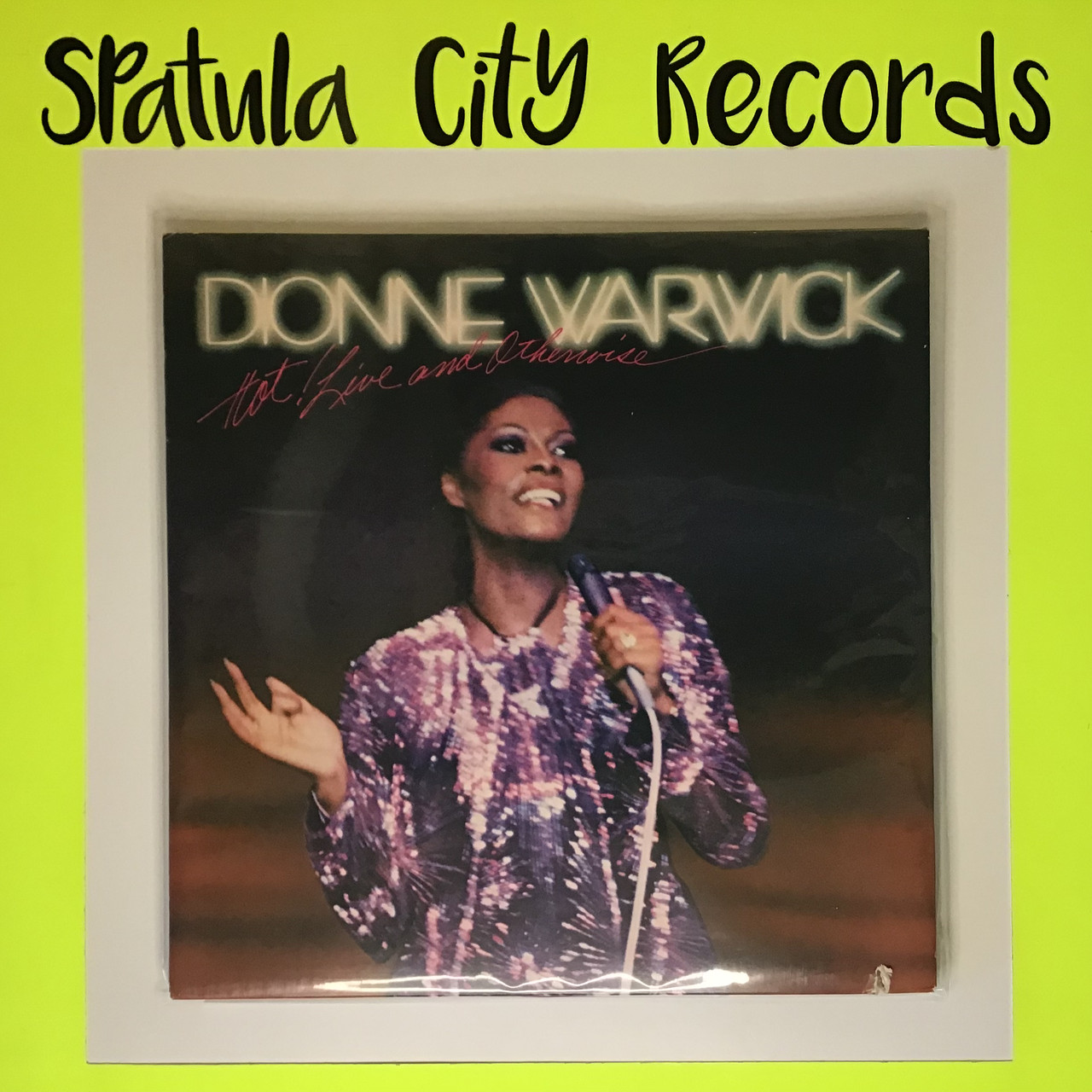 Dionne Warwick - Hot! Live and Otherwise - double vinyl record album LP