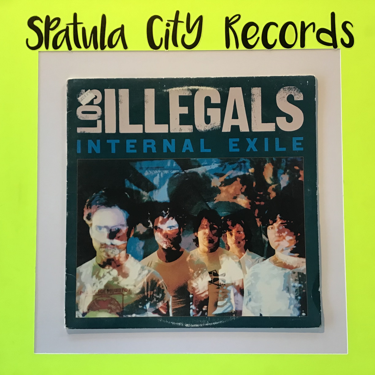 Los Illegals - Internal Exile - PROMO - vinyl record LP