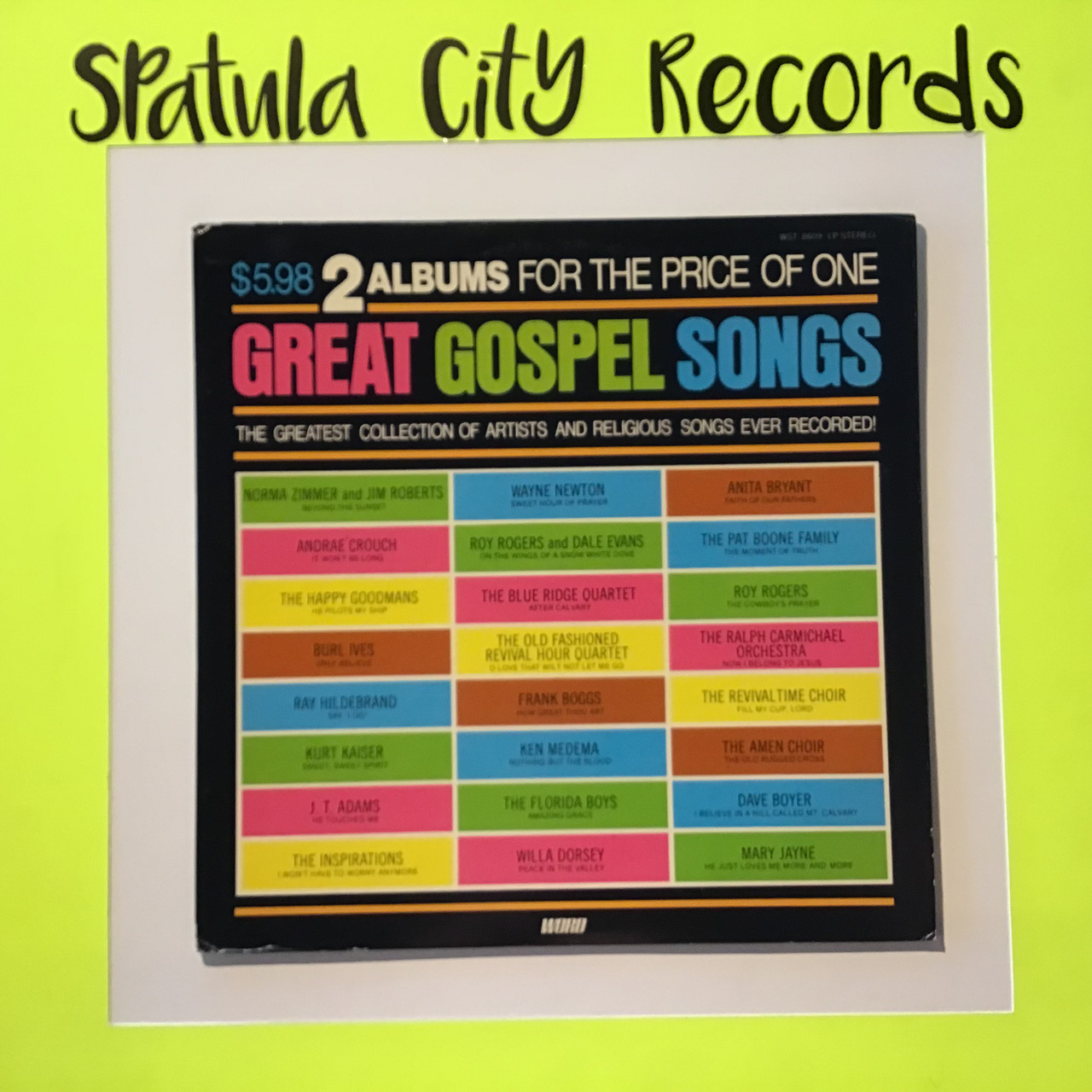 Great Gospel Songs - compilation - double vinyl record album LP