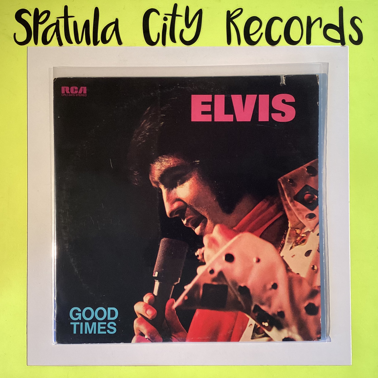 Elvis Presley - Good Times - vinyl record album LP