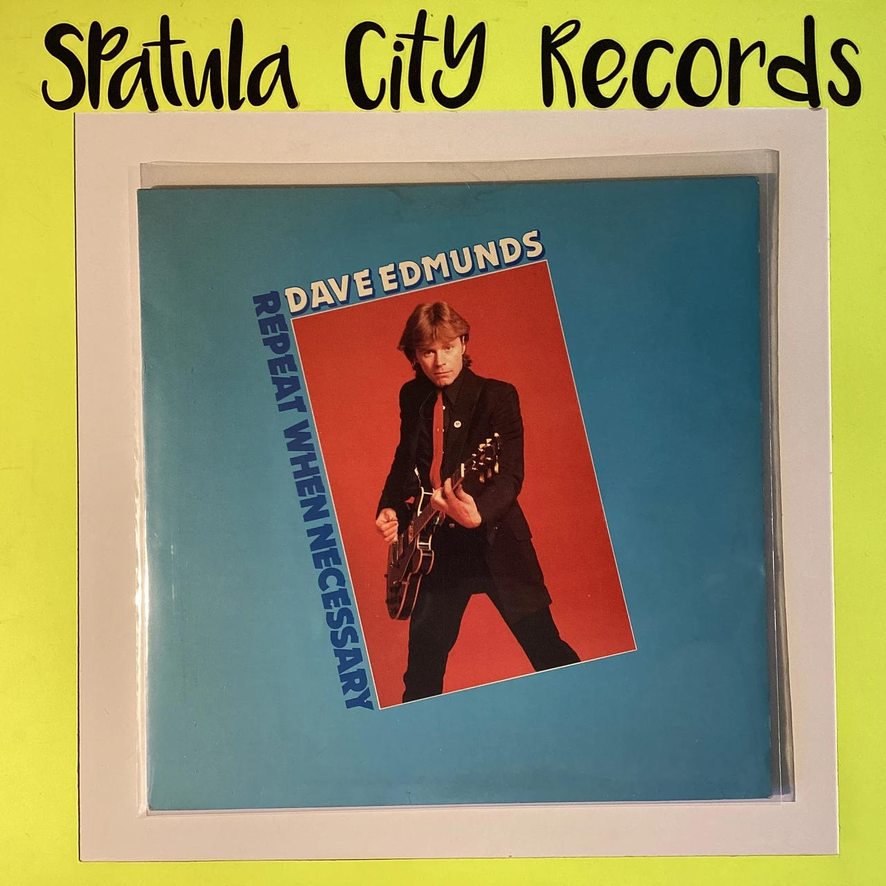 Dave Edmunds - Repeat When Necessary - vinyl record album LP