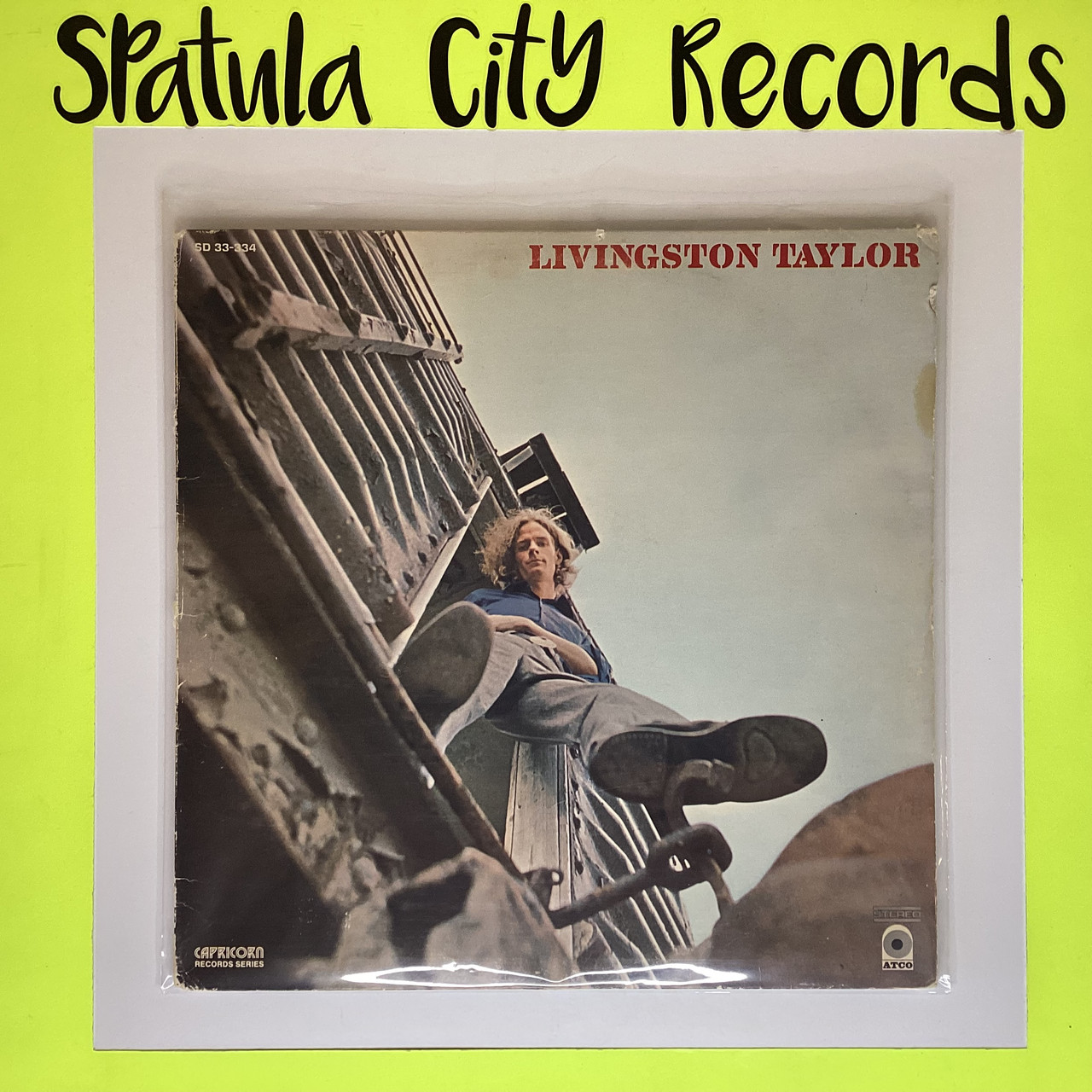 Livingston Taylor - Livingston Taylor - self titled - vinyl record album LP