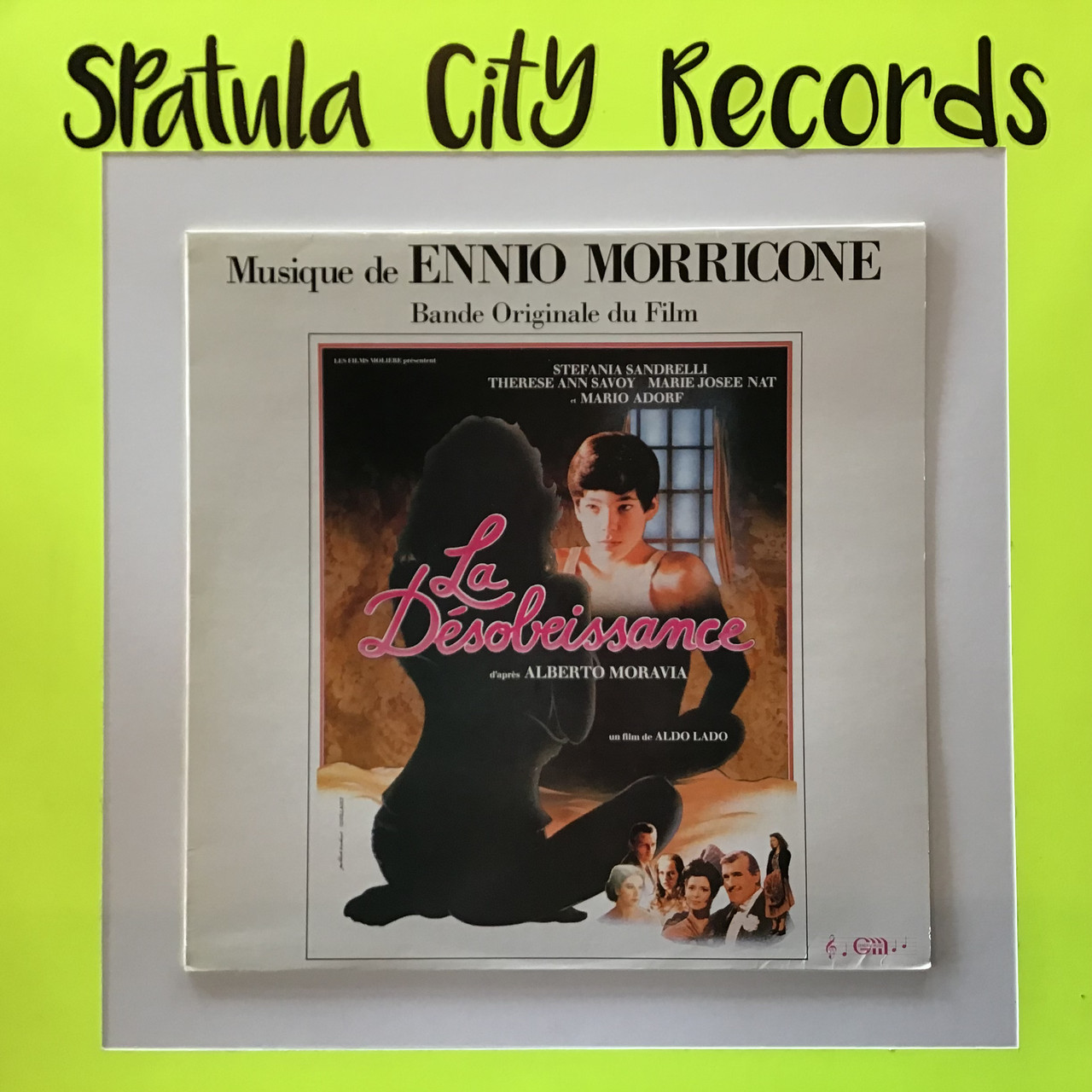 Ennio Morricone – La Désobeissance (Bande Originale Du Film) - soundtrack FRANCE IMPORT - - vinyl record LP