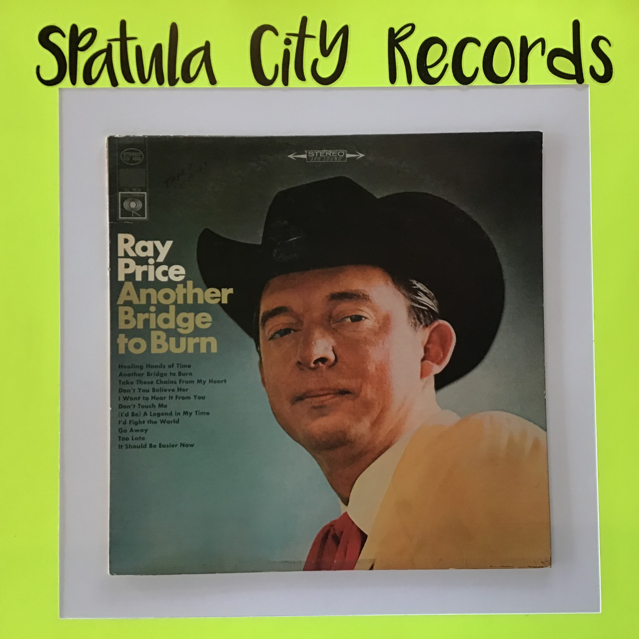 Ray Price - Another Bridge to Burn - vinyl record LP