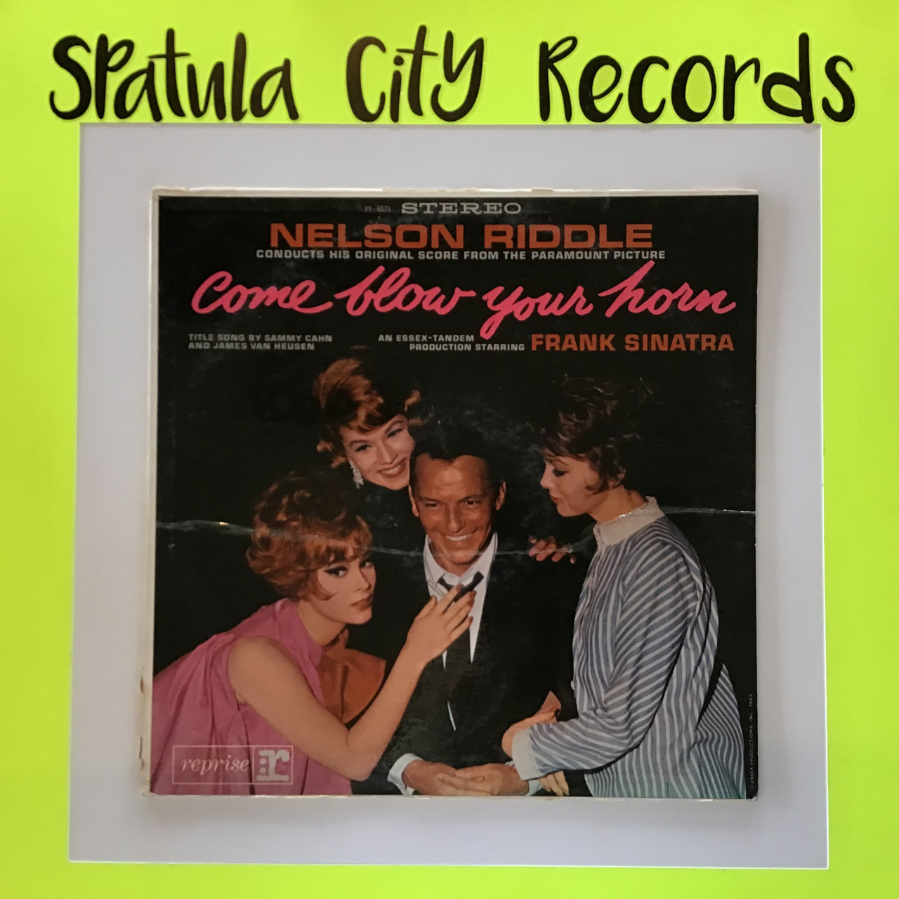 Nelson Riddle – Come Blow Your Horn (Original Score From The Paramount Motion Picture) - vinyl record LP