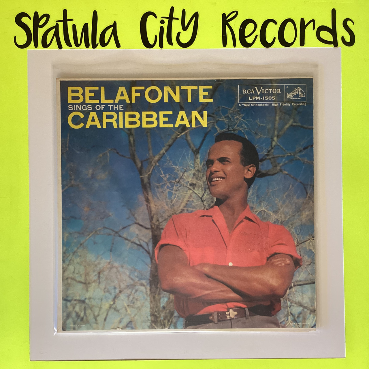 Harry Belafonte - Belafonte Sings of The Caribbean - MONO - vinyl record album LP