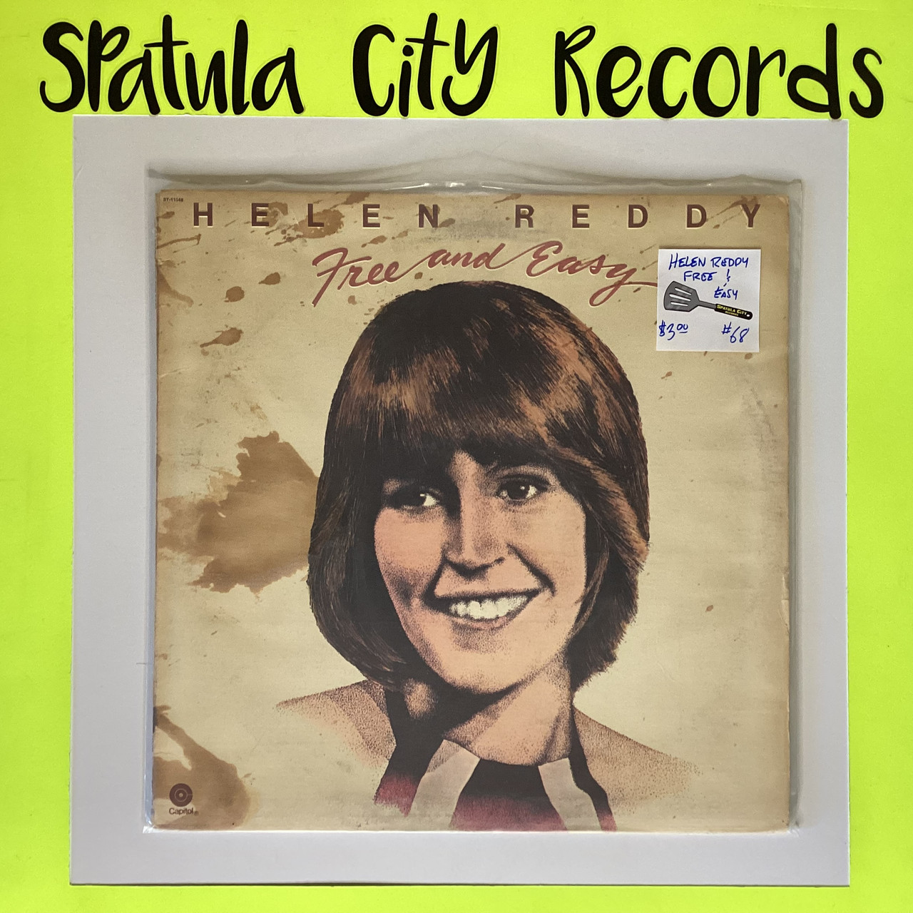 Helen Reddy - Free and Easy - vinyl record album LP