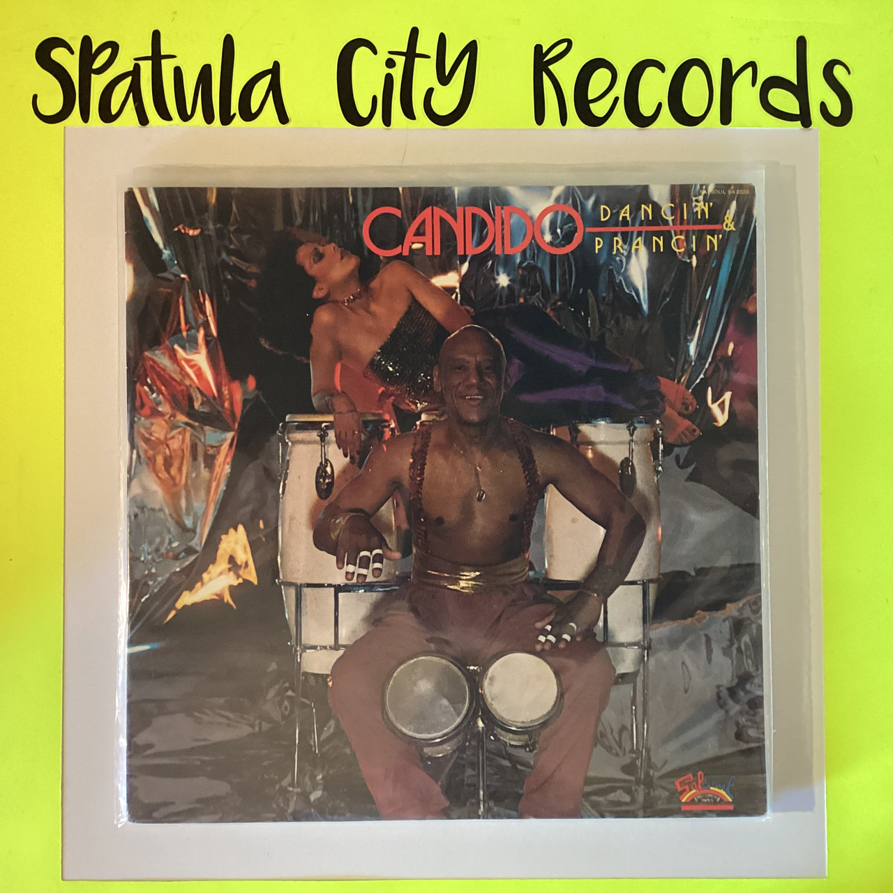 Candido - Dancin' and Prancin' - WLP PROMO - 12" single  vinyl record album LP Candido - Dancin' and Prancin' - WLP PROMO - 12" single  vinyl record album LP