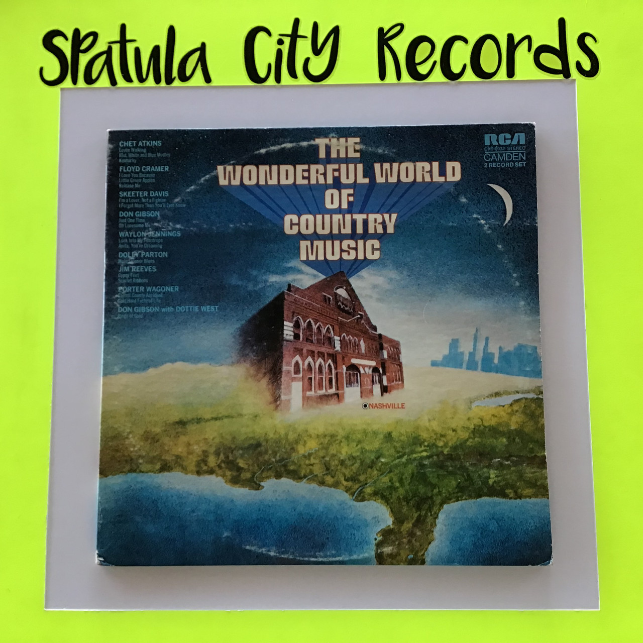 Wonderful World of Country Music, The - compilation - double vinyl record LP