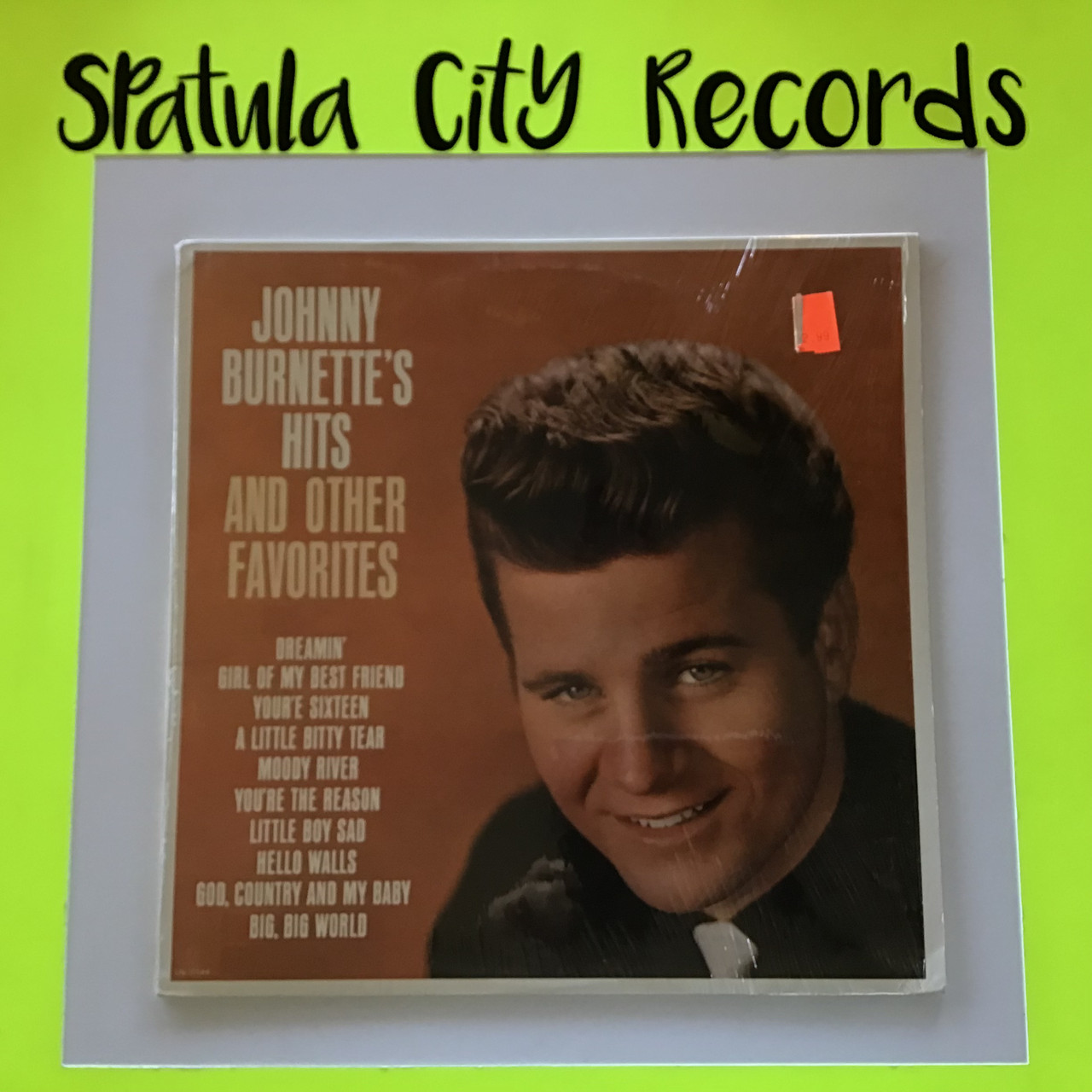 Johnny Burnette - Hits and Other Favorites - vinyl record LP