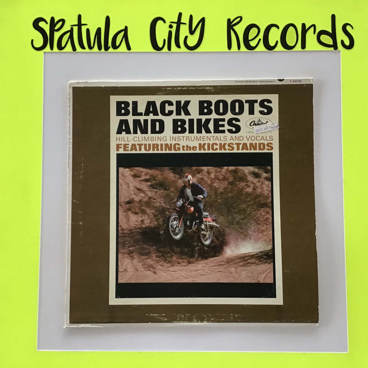 Kickstands, The - Black Boots and Bikes - MONO - vinyl record LP