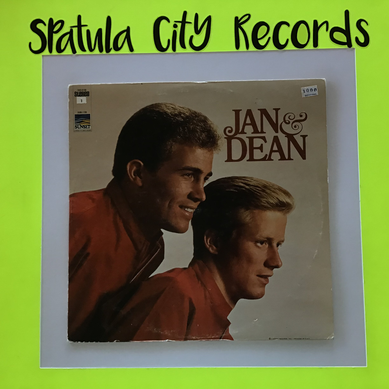 Jan and Dean - Jan and Dean - self titled - vinyl record LP