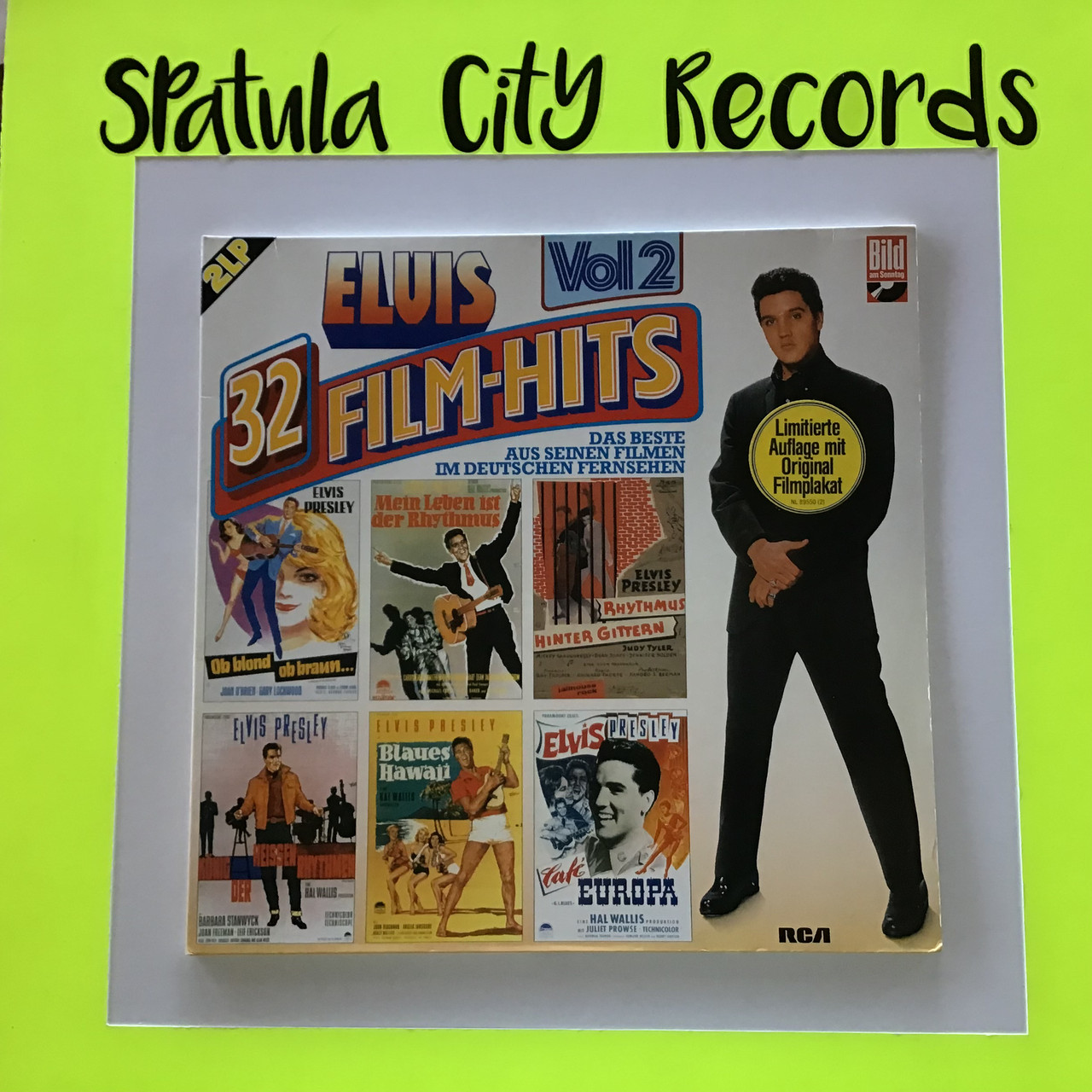 Elvis Presley – 32 Film-Hits Vol 2 - GERMAN IMPORT - double vinyl record LP