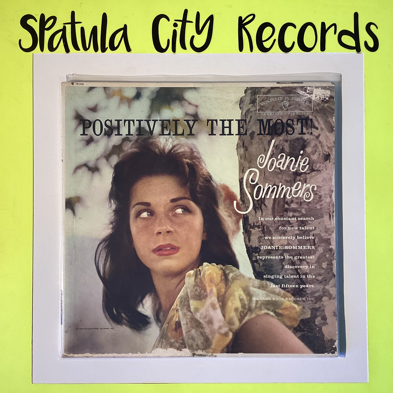 Joanie Sommers – Positively The Most - MONO - vinyl record album LP