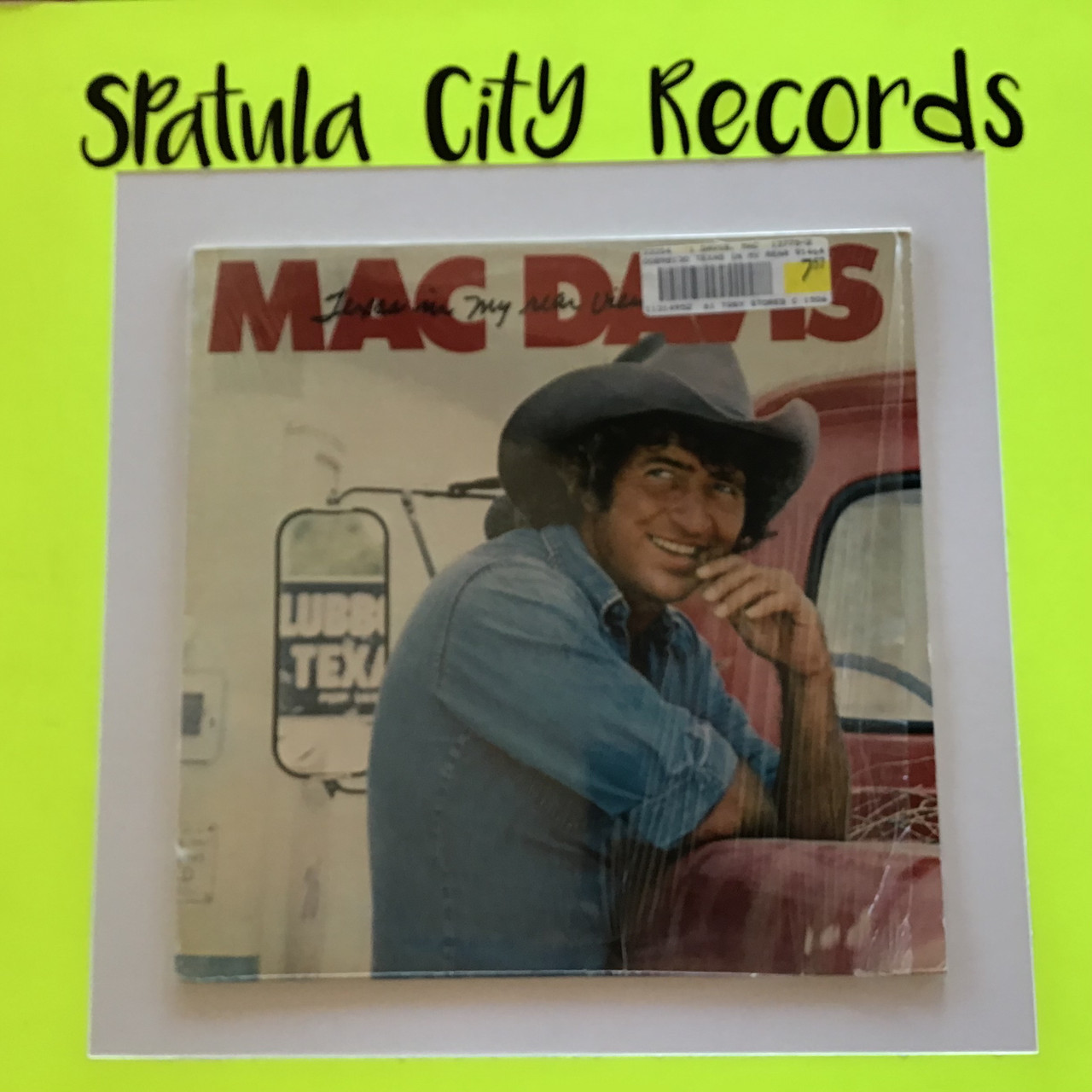 Mac Davis - Texas in My Rear View Mirror - vinyl record LP
