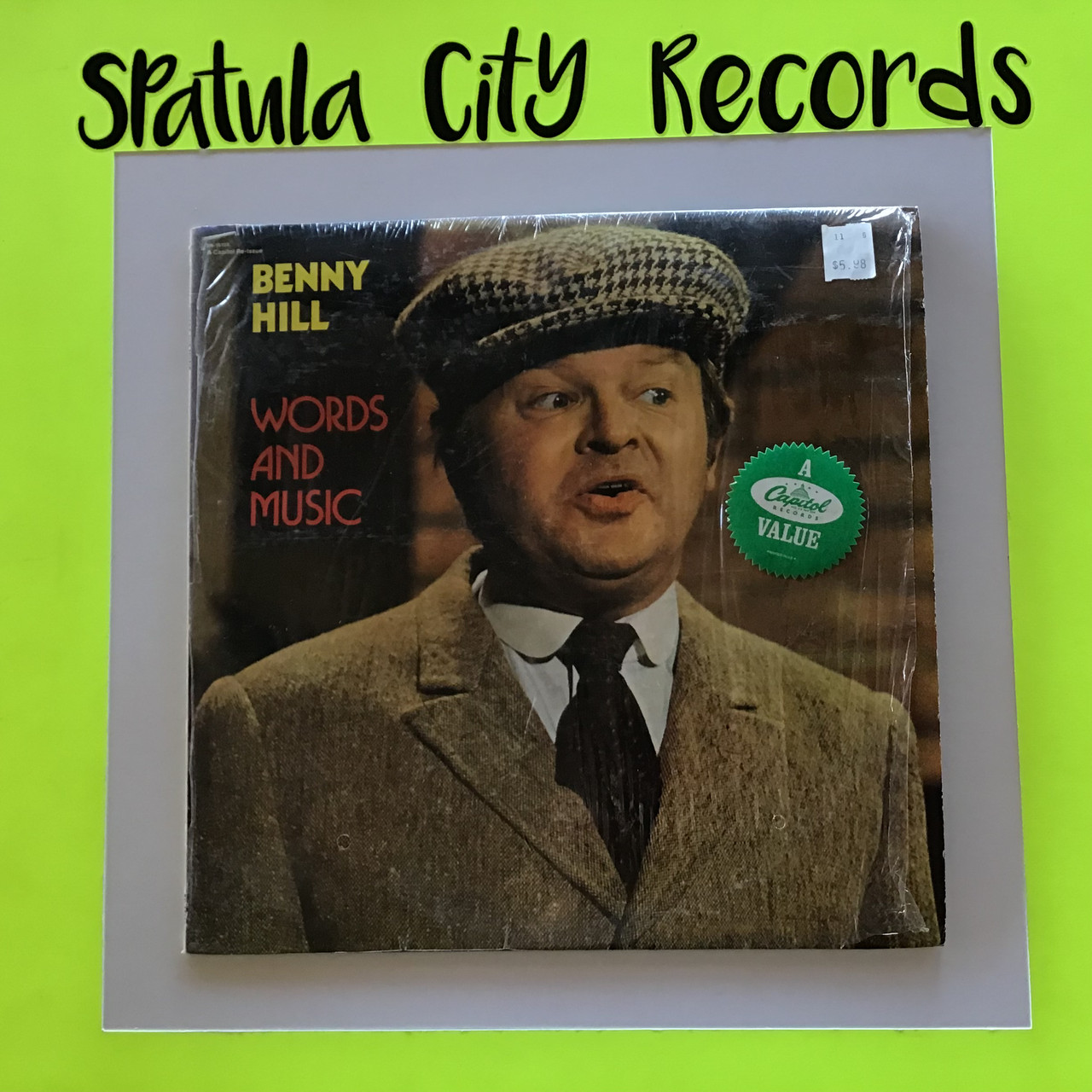 Benny Hill - Words and Music - vinyl record LP