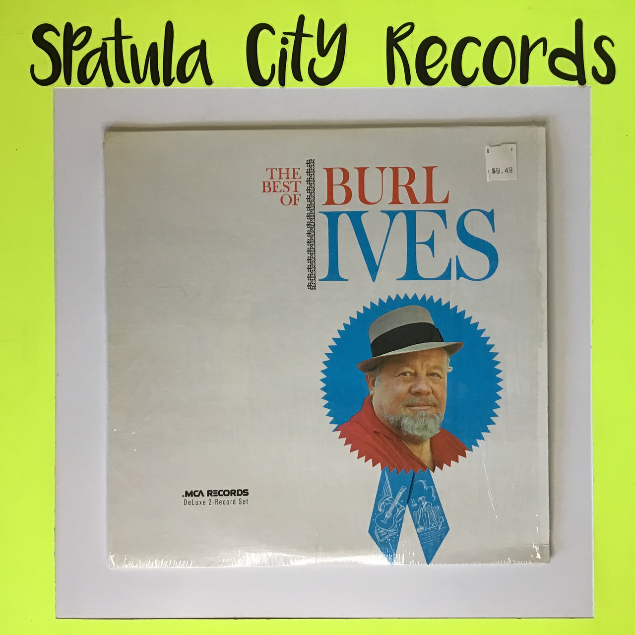 Burl Ives - The Best of Burl Ives - double vinyl record album LP