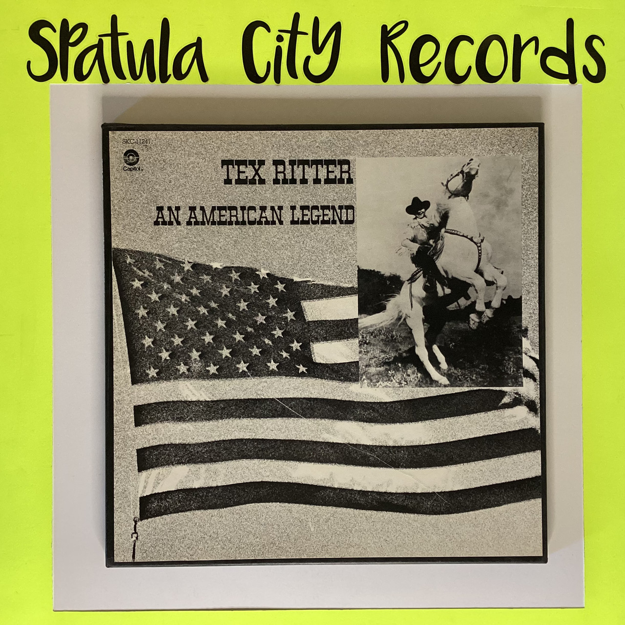 Tex Ritter - An America Legend - triple vinyl record album LP