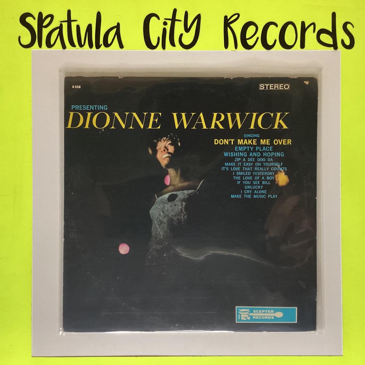 Dionne Warwick - Presenting Dionne Warwick - MONO - vinyl record album LP
