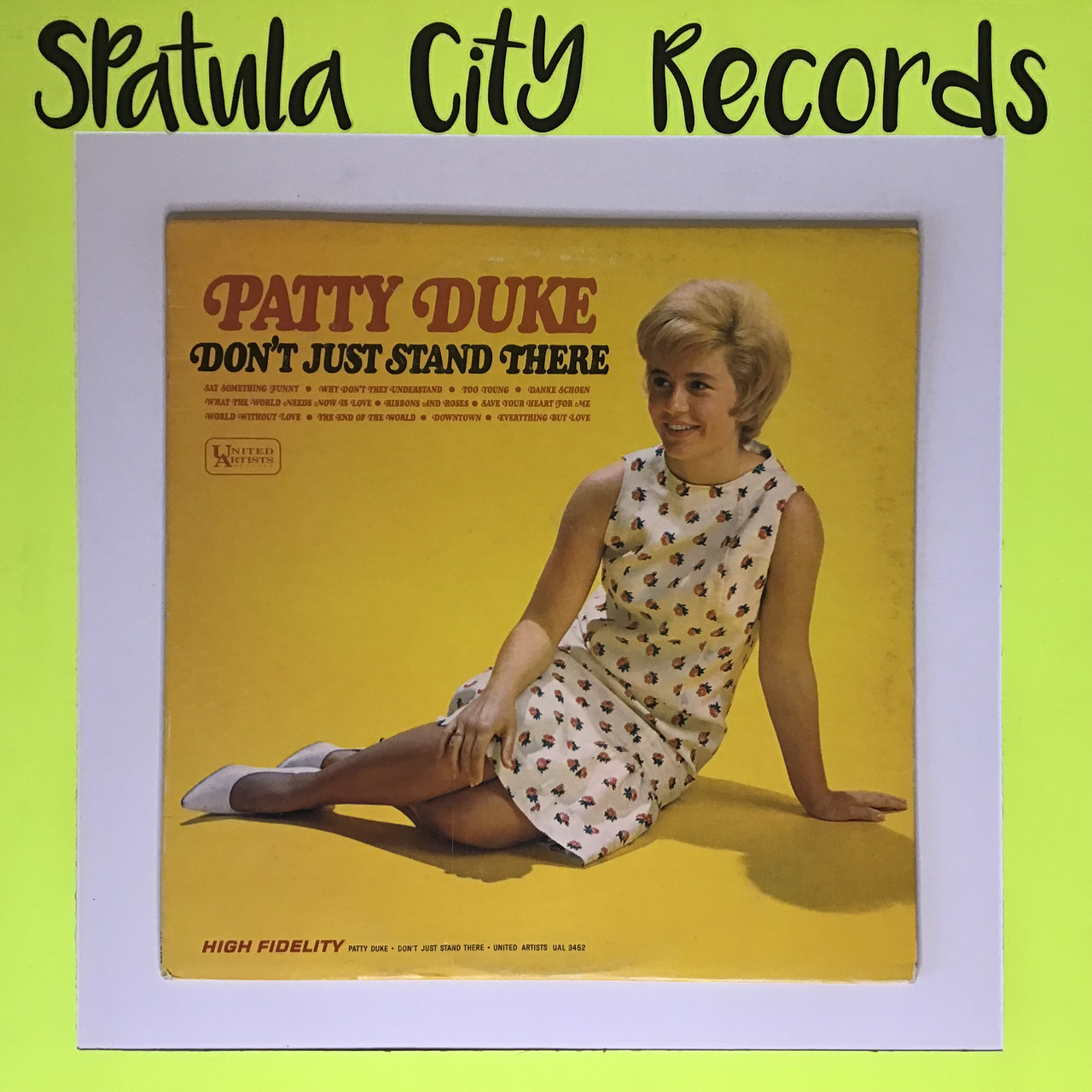 Patty Duke - Don't Just Stand There - MONO - vinyl record LP