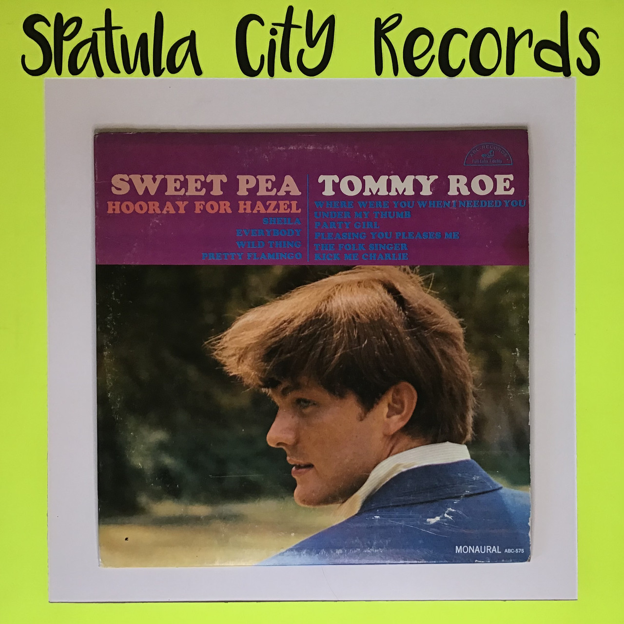 Tommy Roe - Sweat Pea - MONO - vinyl record LP