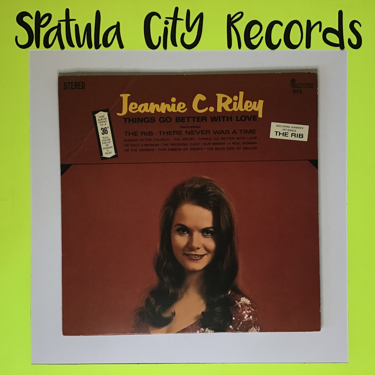 Jeannie C. Riley - Things go better with love - vinyl record album LP