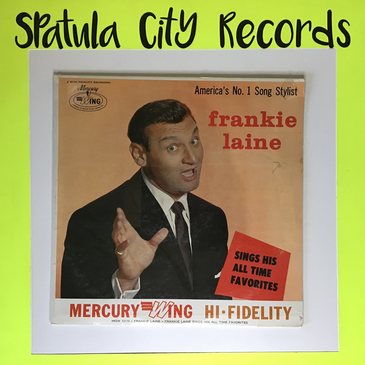 Frankie Laine - sings his all time favorites - MONO - SEALED - vinyl record album LP