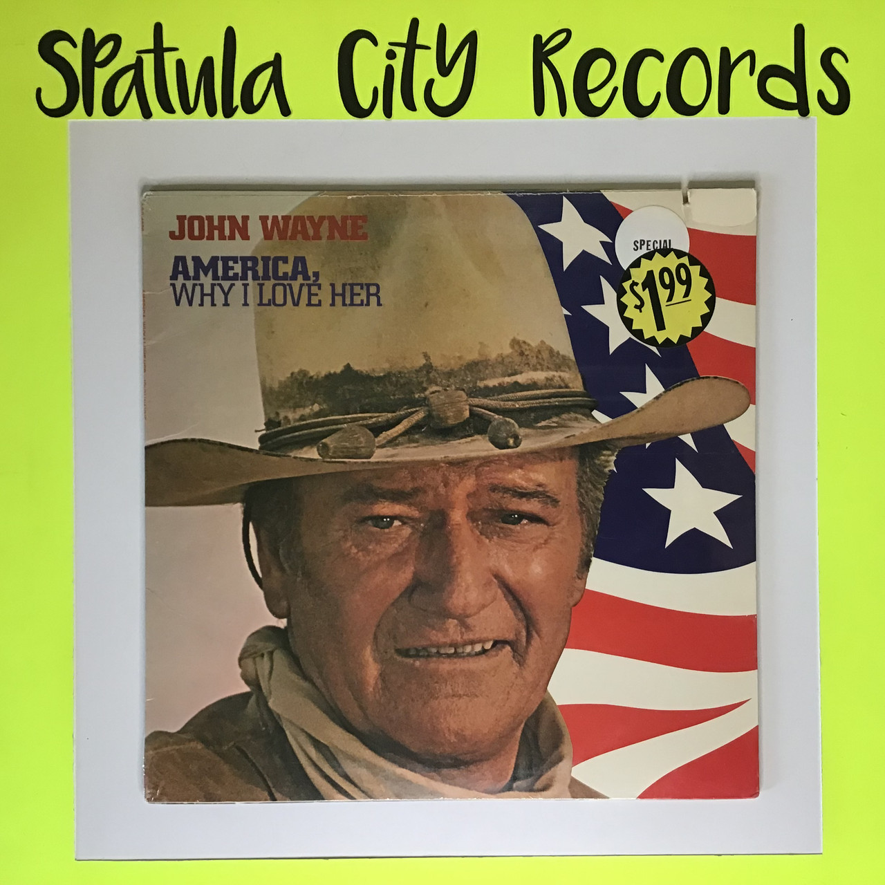 John Wayne - America, Why I love her - Sealed - vinyl record album LP