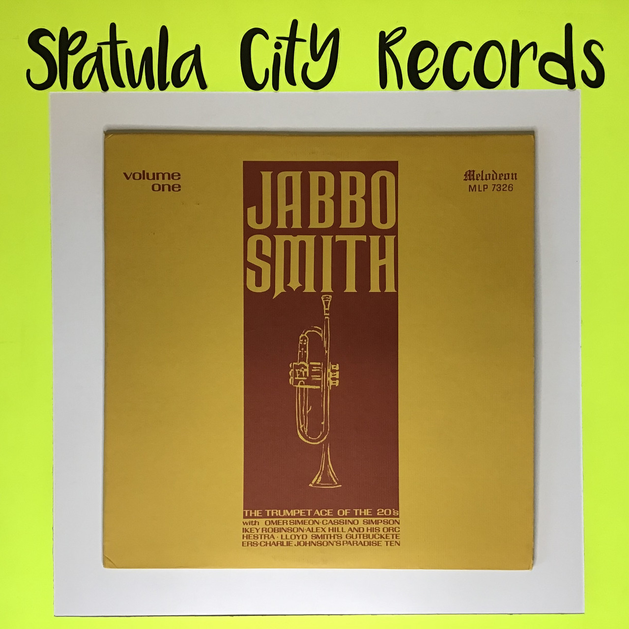 Jabbo Smith - Volume 1 - vinyl record album LP