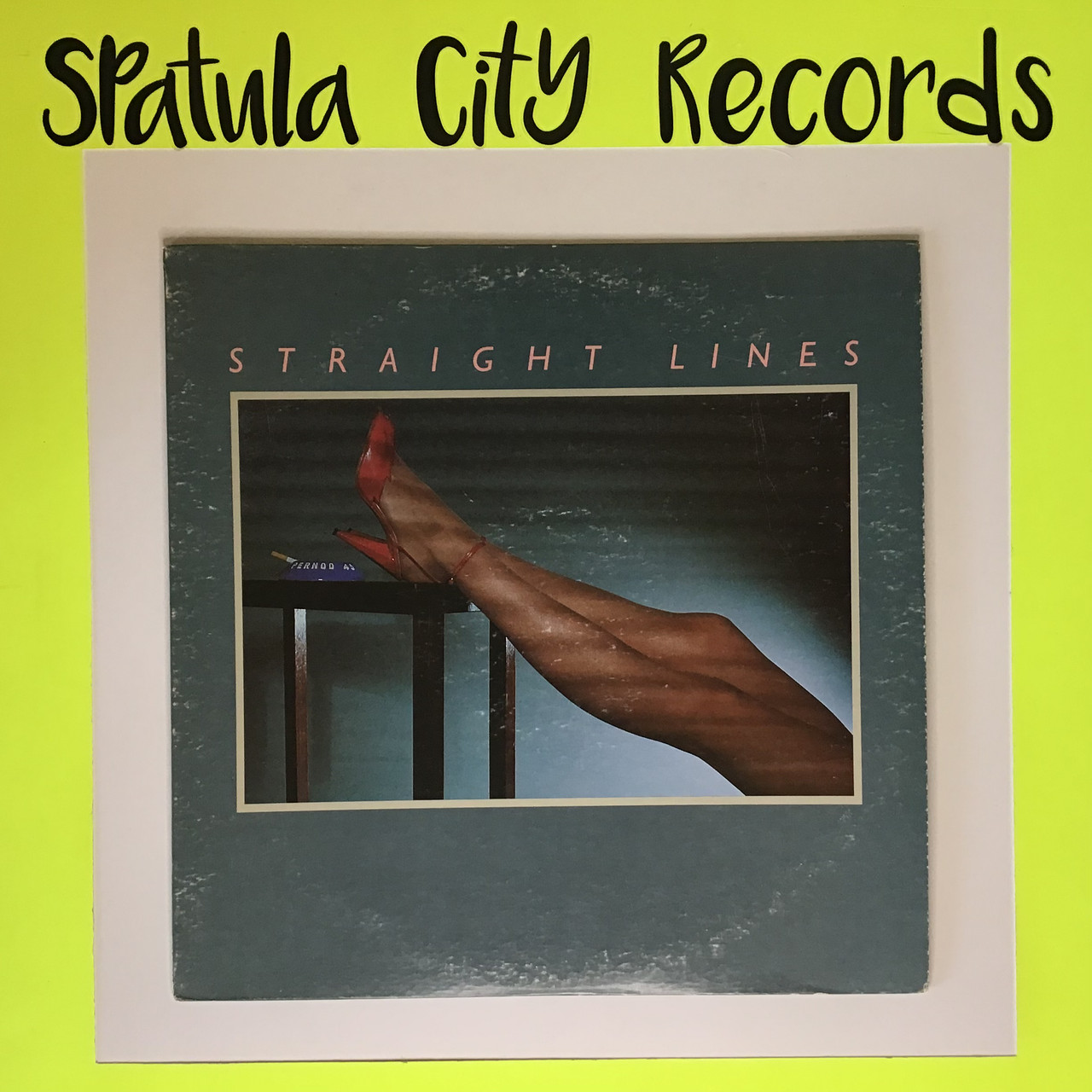 Straight Lines - Straight Lines - WLP PROMO - vinyl record LP