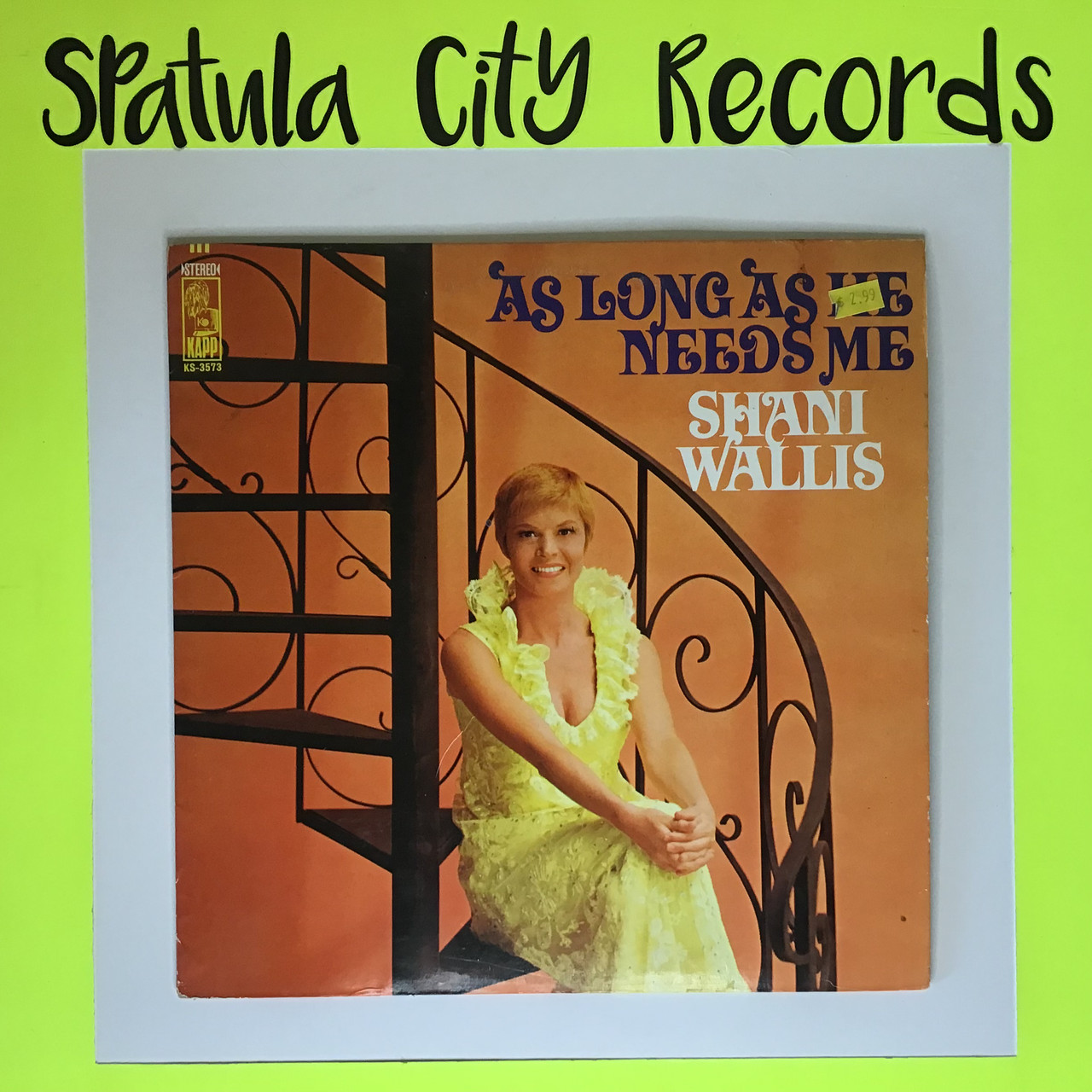 Shani Wallis – As Long As He Needs Me - vinyl record LP