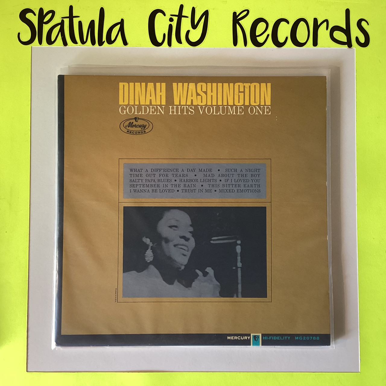 Dinah Washington – Golden Hits Volume One - MONO  - vinyl record album LP