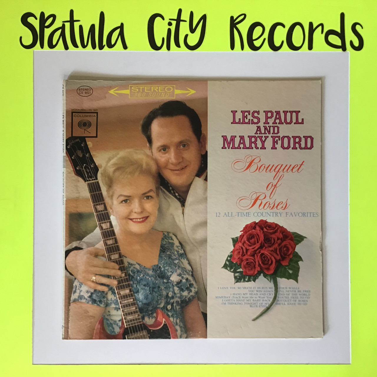 Les Paul and Mary Ford - Bouquet of Roses - vinyl record album LP