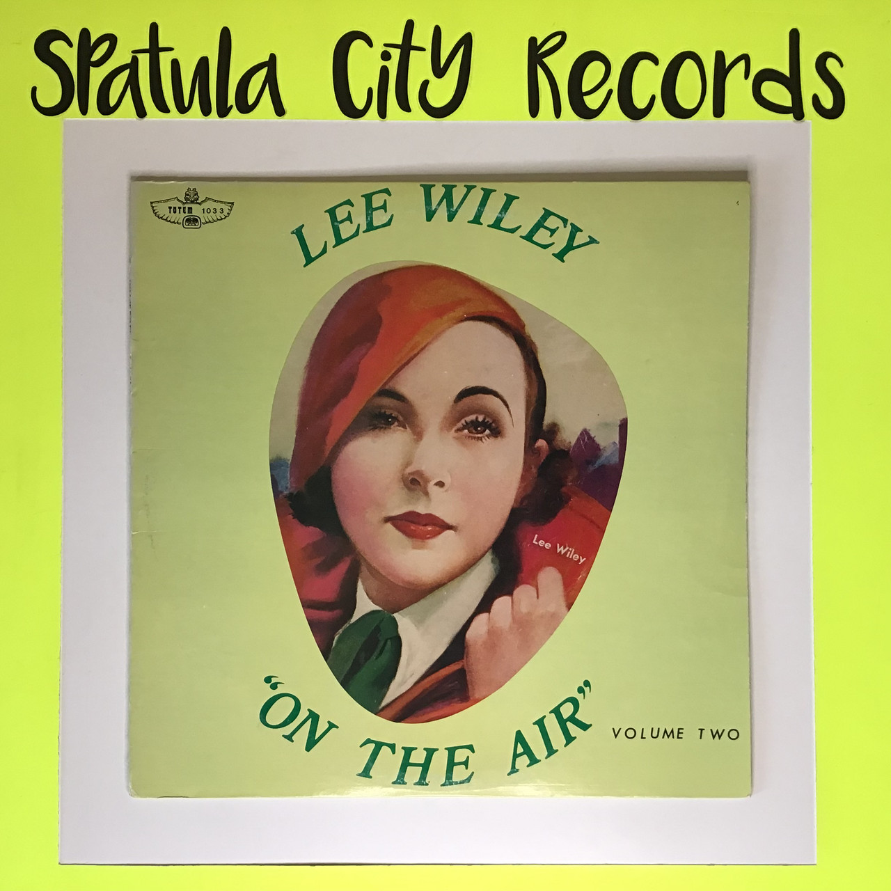 Lee Wiley - On the Air Volume 2 - vinyl record album LP