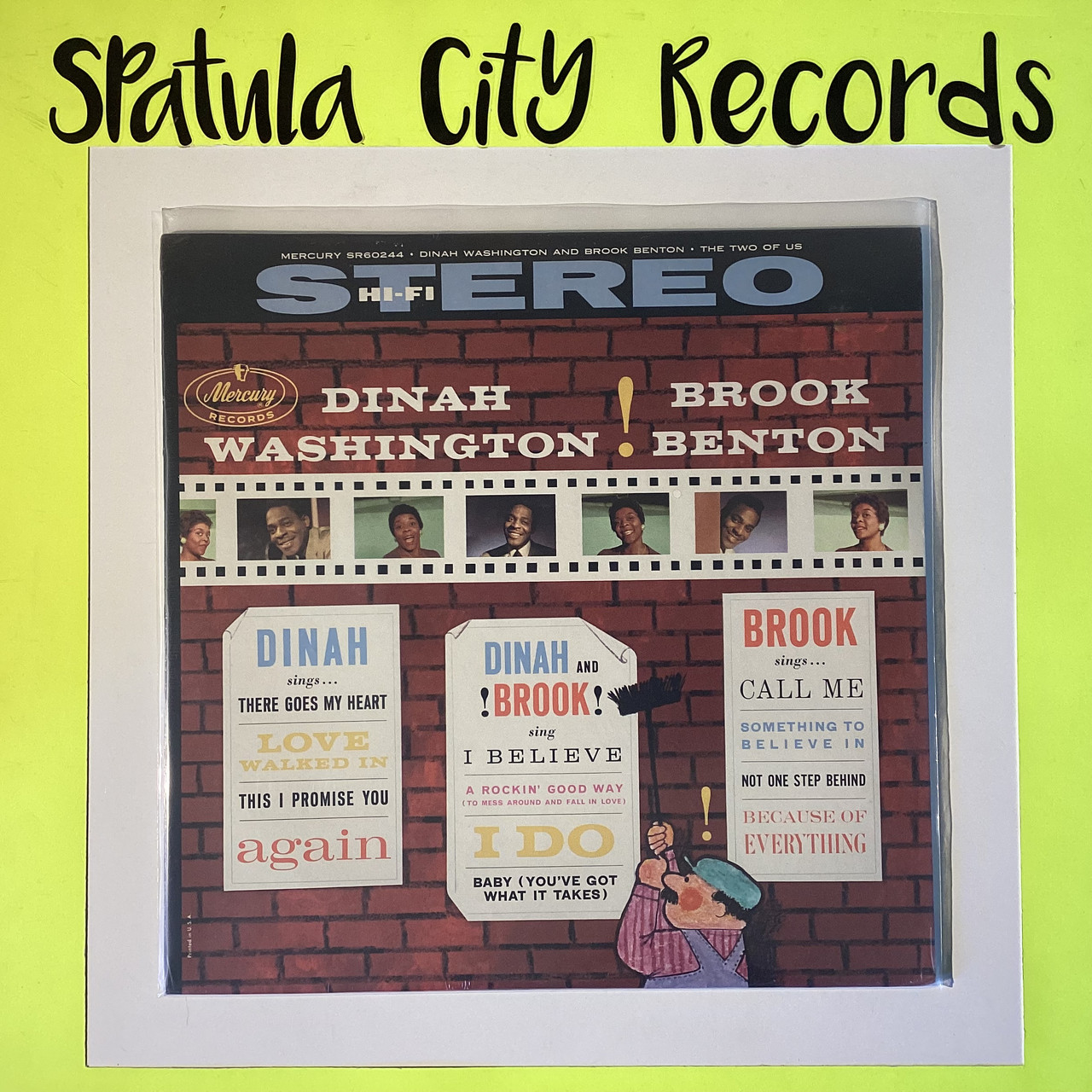 Dinah Washington and Brook Benton - The Two Of Us -- SEALED -  vinyl record album LP