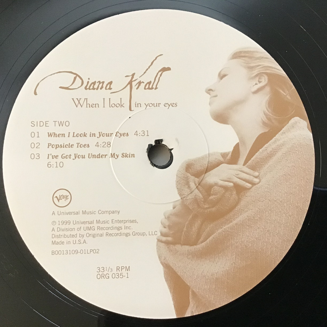 Diana Krall - When I look in your eyes vinyl record LP