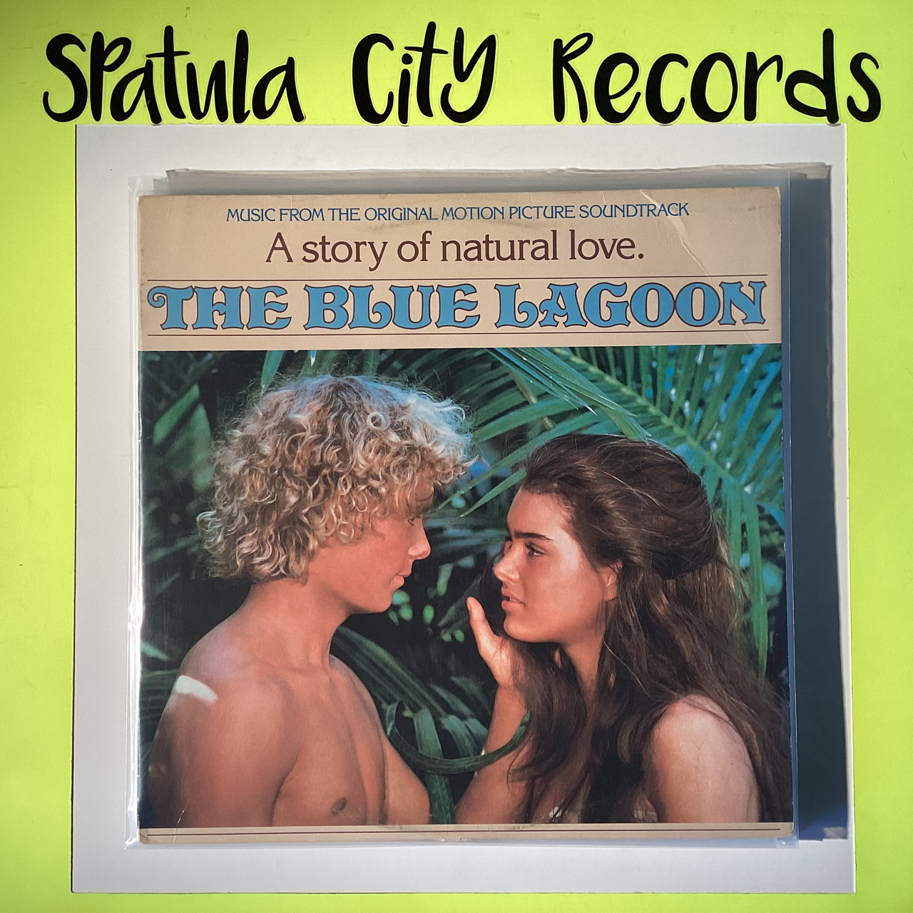 Basil Poledouris - The Blue Lagoon - soundtrack -  vinyl record album LP