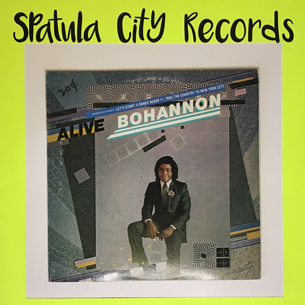 Bohannon - Alive - vinyl record LP