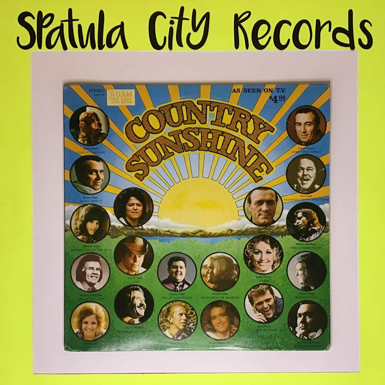 Country Sunshine - Country Compilation - Vinyl record album LP